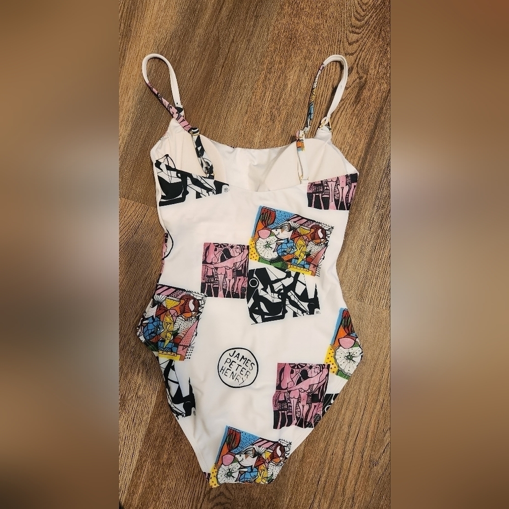 JAMES Peter Henry Swiminista Marvelous Art Toss One Piece Swimsuit - Picture 6 of 13